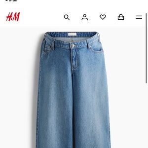 H&M Women's Before and After Maternity Wide-Leg Jeans